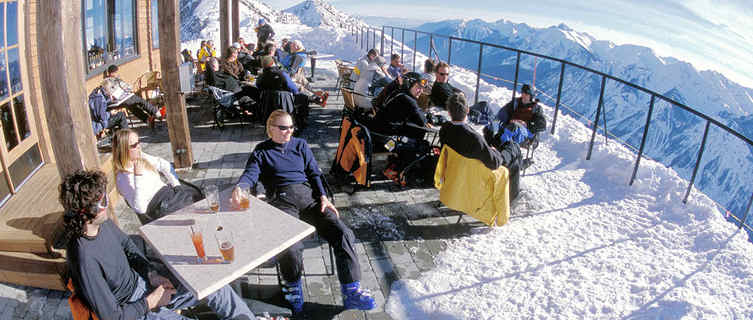 Relax after a day of skiing at Kicking Horse